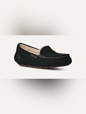 UGG Ansley Black Suede Women's Slippers
